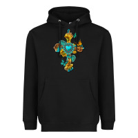 Black western cross with gemstone and sunflowers Heavyweight Hoodie - texasbilliewilder