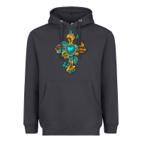 Smoke western cross with gemstone and sunflowers Heavyweight Hoodie - texasbilliewilder