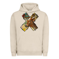 Pigment French Oak farm life alphabet lowercase letters x Urban Hoodie - BundleAndBundleShop