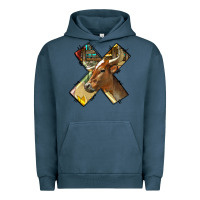 Pigment Midnight Navy farm life alphabet lowercase letters x Urban Hoodie - BundleAndBundleShop