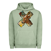 Pigment Oil Green farm life alphabet lowercase letters x Urban Hoodie - BundleAndBundleShop