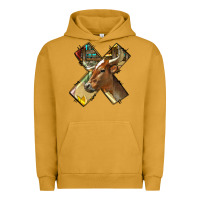 Pigment Peanut Butter farm life alphabet lowercase letters x Urban Hoodie - BundleAndBundleShop