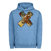 Pigment Pebble Blue farm life alphabet lowercase letters x Urban Hoodie - BundleAndBundleShop