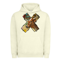 Pigment Pistachio farm life alphabet lowercase letters x Urban Hoodie - BundleAndBundleShop