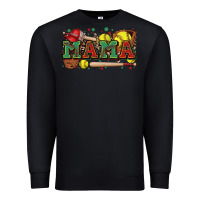 Black mama softball Premium Sweatshirt - Zillion Design Studio
