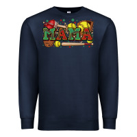 Navy mama softball Premium Sweatshirt - Zillion Design Studio