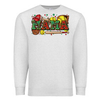 Oatmeal Heather mama softball Premium Sweatshirt - Zillion Design Studio