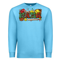 Ocean Blue mama softball Premium Sweatshirt - Zillion Design Studio