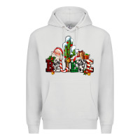 Dove Grey believe christmas and santa Premium Hoodie - AdoDesignShop