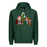 Sports Green believe christmas and santa Premium Hoodie - AdoDesignShop