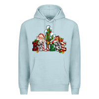 Blue Mist believe christmas and santa Premium Hoodie - AdoDesignShop