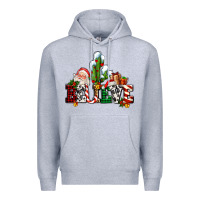 Heather Grey believe christmas and santa Premium Hoodie - AdoDesignShop