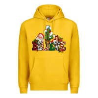 Lemon believe christmas and santa Premium Hoodie - AdoDesignShop