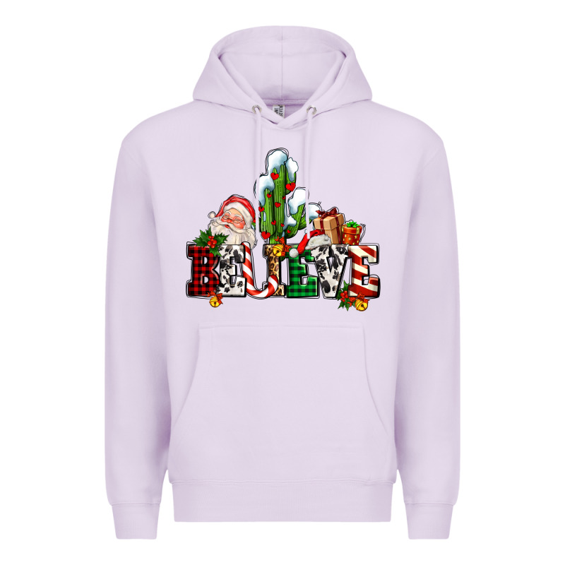 Believe Christmas And Santa Premium Hoodie by AdoDesignShop | Teevron