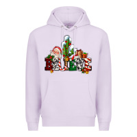 Lilac believe christmas and santa Premium Hoodie - AdoDesignShop