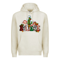 Oatmeal Heather believe christmas and santa Premium Hoodie - AdoDesignShop