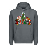 Rock believe christmas and santa Premium Hoodie - AdoDesignShop