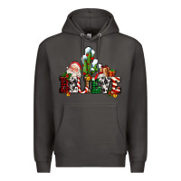 Smoke believe christmas and santa Premium Hoodie - AdoDesignShop