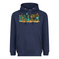 Navy western faith Heavyweight Hoodie - texasbilliewilder