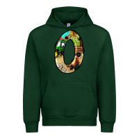 Forest Green farm life alphabet numbers 0 Urban Hoodie - BundleAndBundleShop
