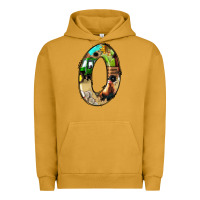 Pigment Peanut Butter farm life alphabet numbers 0 Urban Hoodie - BundleAndBundleShop