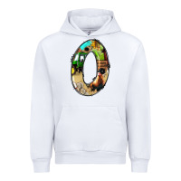 White farm life alphabet numbers 0 Urban Hoodie - BundleAndBundleShop