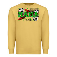 Antique Gold mama soccer Premium Sweatshirt - Zillion Design Studio