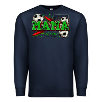 Navy mama soccer Premium Sweatshirt - Zillion Design Studio