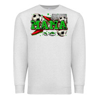 Oatmeal Heather mama soccer Premium Sweatshirt - Zillion Design Studio