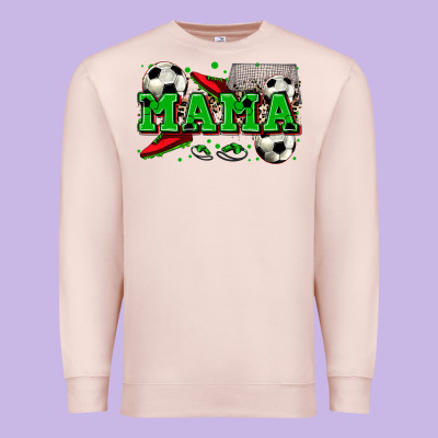 Mama Soccer Premium Sweatshirt Designed By Zillion Design Studio
