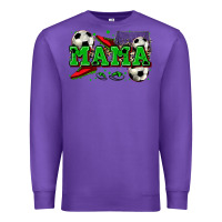 Purple mama soccer Premium Sweatshirt - Zillion Design Studio