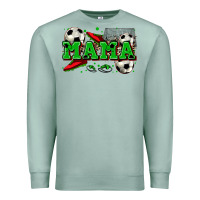 Seafoam mama soccer Premium Sweatshirt - Zillion Design Studio