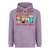 Lavender just a mom who loves coffee Heavyweight Hoodie - Zillion Design Studio