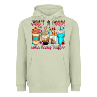 Matcha just a mom who loves coffee Heavyweight Hoodie - Zillion Design Studio