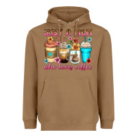 Toasted Coconut just a mom who loves coffee Heavyweight Hoodie - Zillion Design Studio