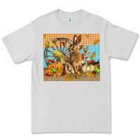 Dove Grey fall rabbit  mousepad Premium Tee - LillyAllenDesigns