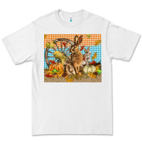 White fall rabbit  mousepad Premium Tee - LillyAllenDesigns