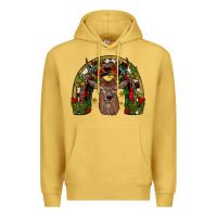 Antique Gold deer rainbow Premium Hoodie - JahusDesignShop