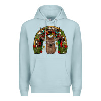 Blue Mist deer rainbow Premium Hoodie - JahusDesignShop