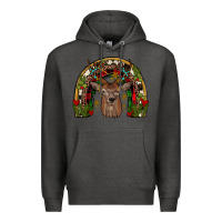Charcoal Heather deer rainbow Premium Hoodie - JahusDesignShop