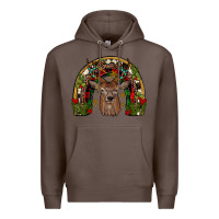Coffee deer rainbow Premium Hoodie - JahusDesignShop