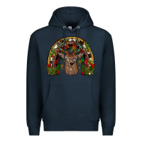 Navy deer rainbow Premium Hoodie - JahusDesignShop