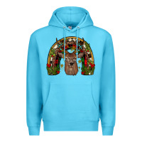 Ocean Blue deer rainbow Premium Hoodie - JahusDesignShop