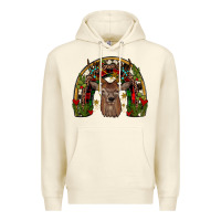 Sandshell deer rainbow Premium Hoodie - JahusDesignShop