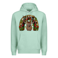 Seafoam deer rainbow Premium Hoodie - JahusDesignShop