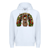 White deer rainbow Premium Hoodie - JahusDesignShop