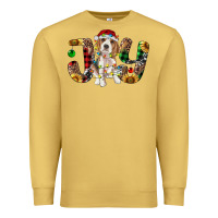 Antique Gold beagle christmas joy Premium Sweatshirt - RanaPortraitStore