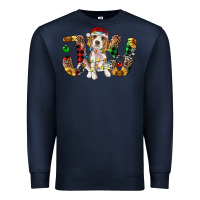Navy beagle christmas joy Premium Sweatshirt - RanaPortraitStore