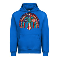 Cobalt gemstone cross american flag turquoise rainbow Urban Hoodie - Artiststas