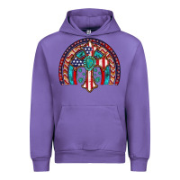 Tulip gemstone cross american flag turquoise rainbow Urban Hoodie - Artiststas